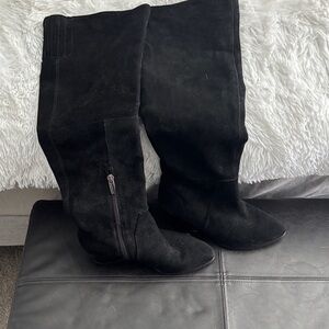 Two by Vince Camuto Black Over the Knee Boots